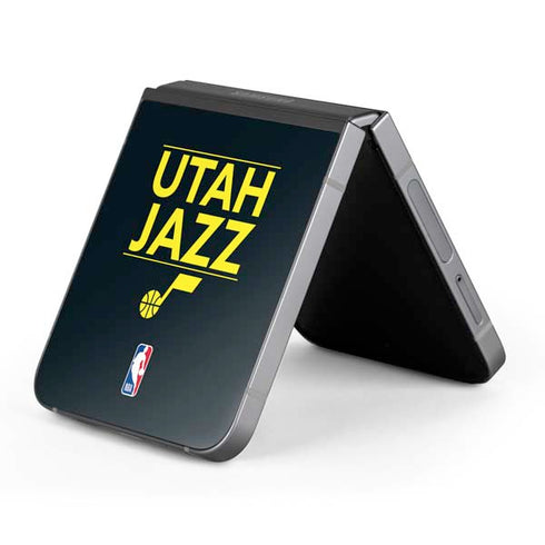 NBA Utah Jazz Standard - Black Galaxy Z Flip6 Skin